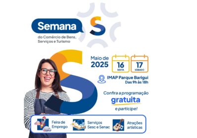 Semana S do Comércio leva megaestrutura com serviços gratuitos ao Parque Barigui | Fecomércio