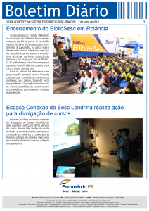Boletim Diário | Fecomércio