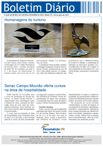 Boletim Diário | Fecomércio