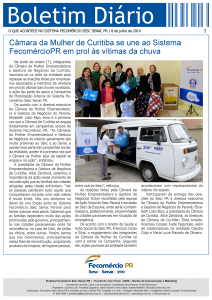Boletim Diário | Fecomércio