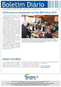 Boletim Diário | Fecomércio