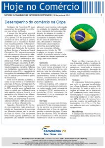 Boletim Diário | Fecomércio