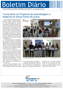Boletim Diário | Fecomércio