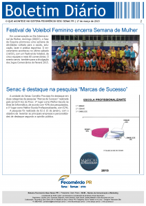 Boletim Diário | Fecomércio