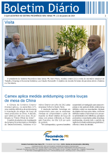 Boletim Diário | Fecomércio