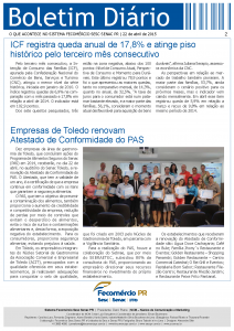 Boletim Diário | Fecomércio