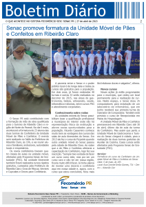 Boletim Diário | Fecomércio