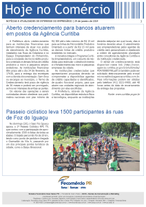 Boletim Diário | Fecomércio