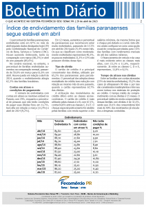 Boletim Diário | Fecomércio