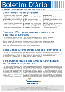 Boletim Diário | Fecomércio