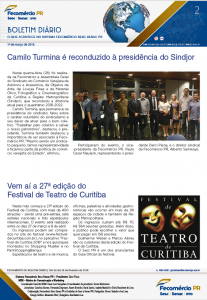 Boletim Diário | Fecomércio