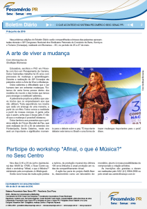 Boletim Diário | Fecomércio