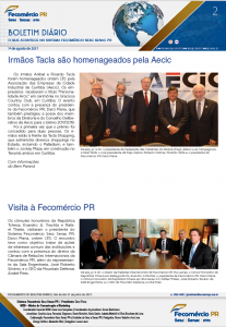 Boletim Diário | Fecomércio