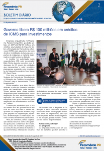 Boletim Diário | Fecomércio