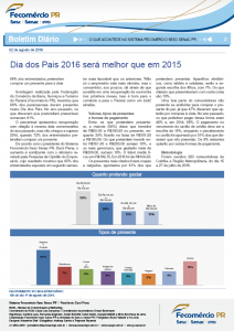 Boletim Diário | Fecomércio