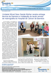 Boletim Diário | Fecomércio