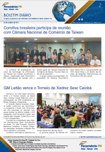 Boletim Diário | Fecomércio