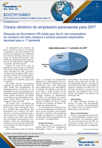 Boletim Diário | Fecomércio