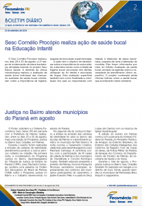 Boletim Diário | Fecomércio