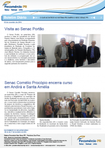 Boletim Diário | Fecomércio