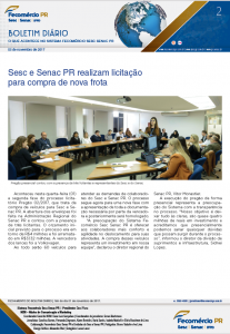 Boletim Diário | Fecomércio