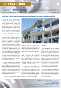 Boletim Diário | Fecomércio