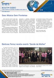 Boletim Diário | Fecomércio