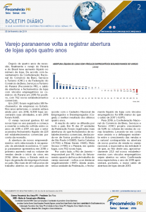 Boletim Diário | Fecomércio