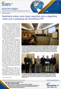 Boletim Diário | Fecomércio