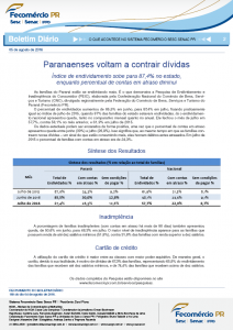 Boletim Diário | Fecomércio