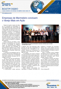 Boletim Diário | Fecomércio