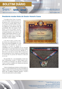 Boletim Diário | Fecomércio