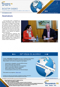 Boletim Diário | Fecomércio