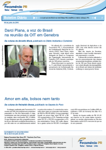 Boletim Diário | Fecomércio