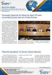 Boletim Diário | Fecomércio