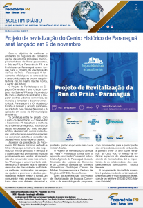 Boletim Diário | Fecomércio