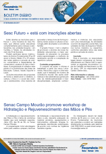 Boletim Diário | Fecomércio