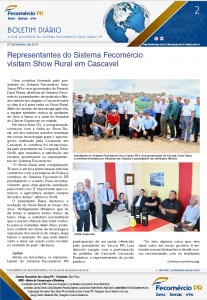 Boletim Diário | Fecomércio