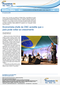 Boletim Diário | Fecomércio