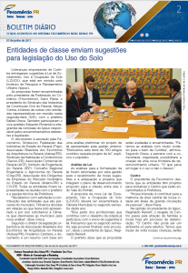 Boletim Diário | Fecomércio