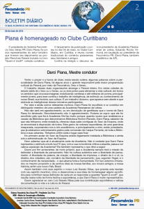 Boletim Diário | Fecomércio