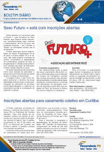 Boletim Diário | Fecomércio