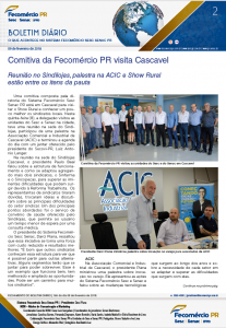 Boletim Diário | Fecomércio