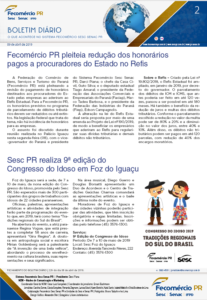 Boletim Diário | Fecomércio