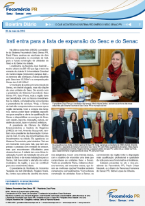 Boletim Diário | Fecomércio