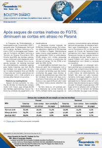 Boletim Diário | Fecomércio