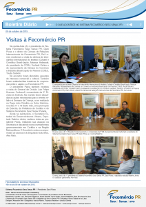 Boletim Diário | Fecomércio