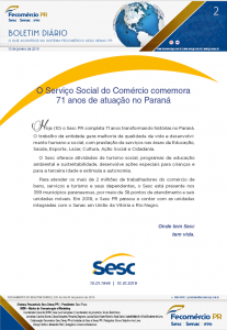 Boletim Diário | Fecomércio