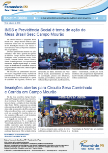 Boletim Diário | Fecomércio