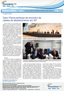 Boletim Diário | Fecomércio